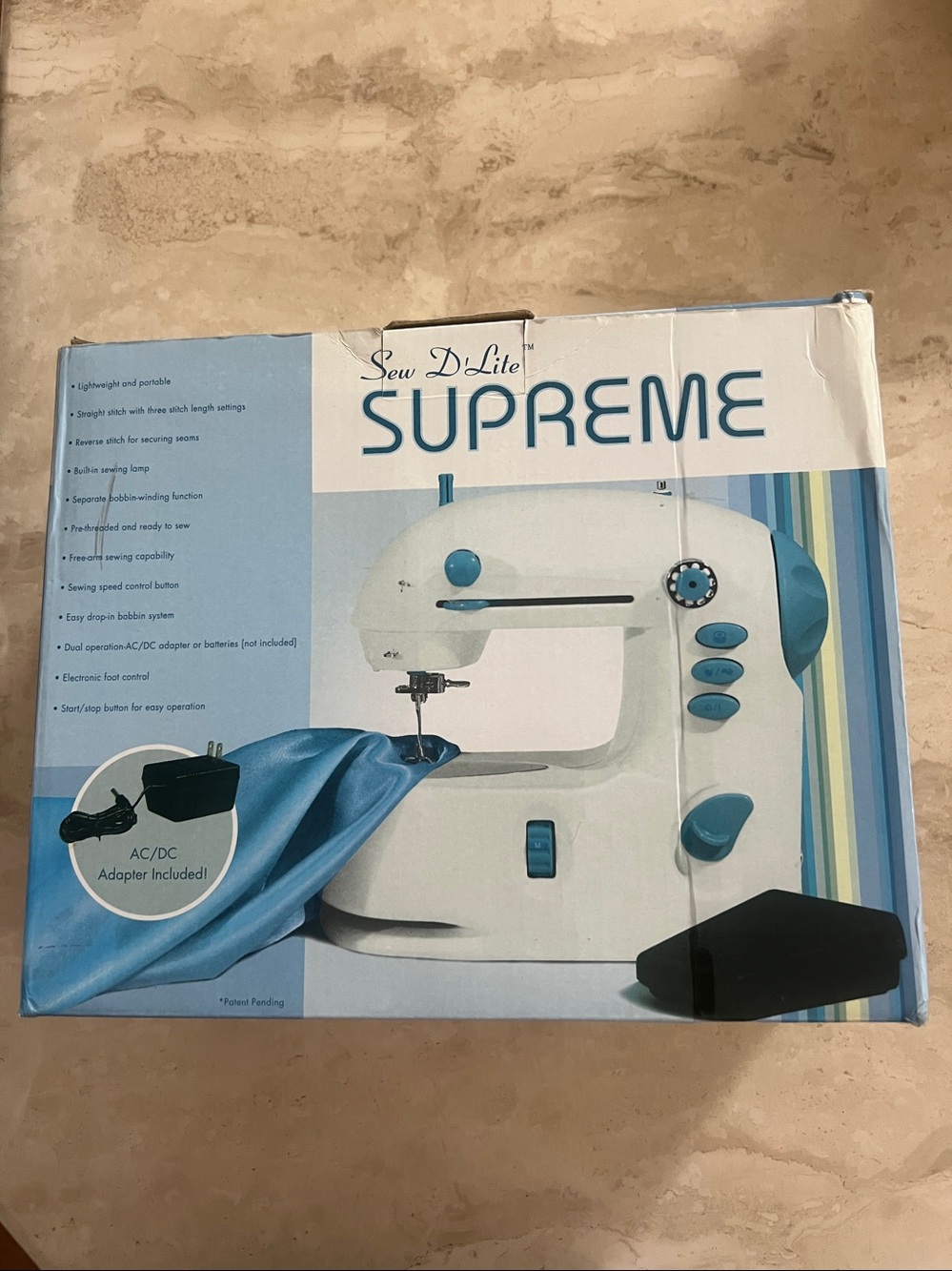 Sew D'Lite Supreme Portable Electric Sewing Machine